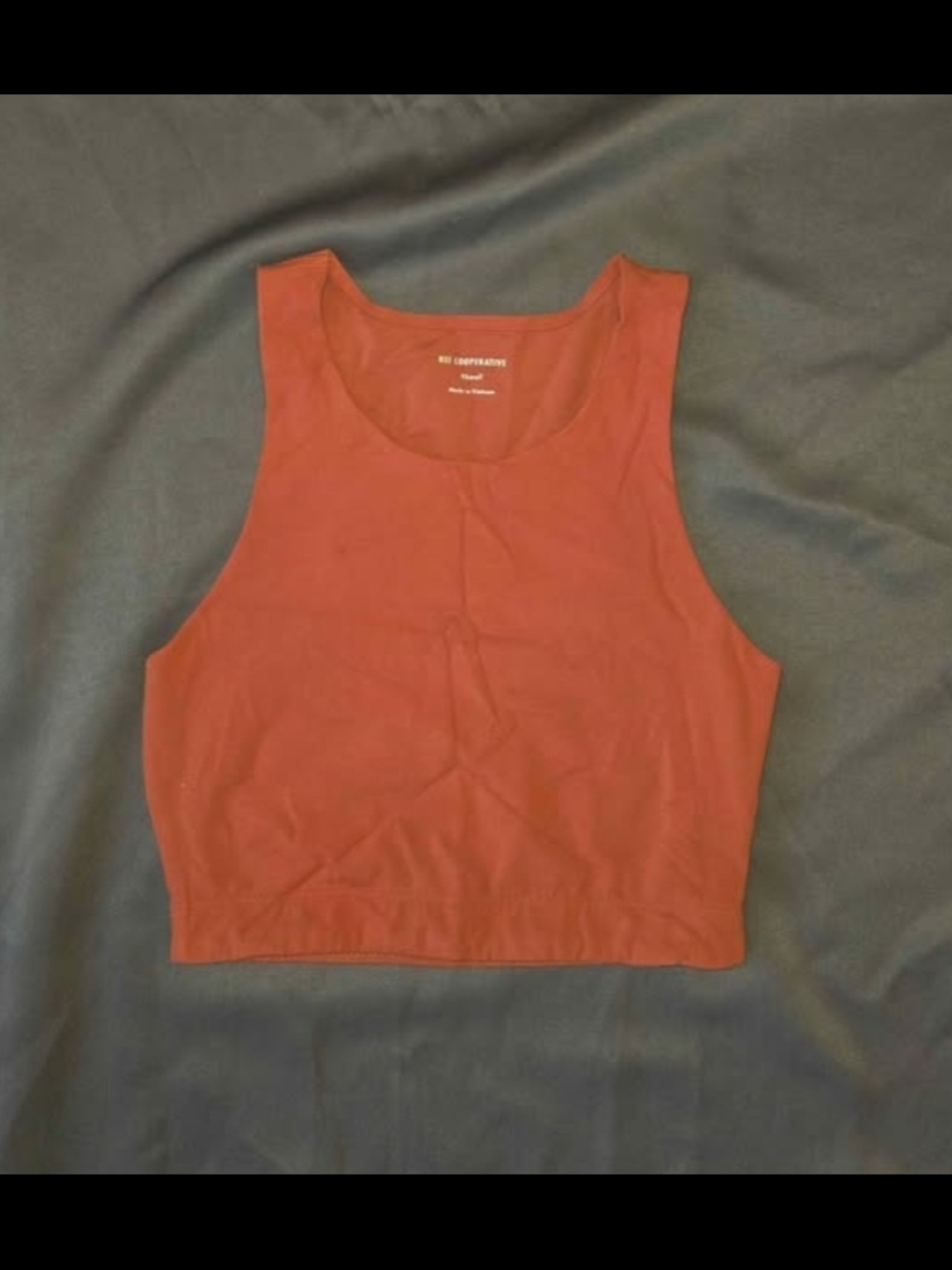 REI Co-op Cropped Tank Top – Size XS (Rust Orange Athletic Top)